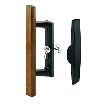 Picture of Prime C 1107 Slide-Co 141843 Sliding Door Handle Set, Wood Pull, Aluminum Diecast, Viking, Black (EA)