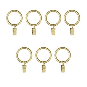 Picture of Umbra 245992-104 Umbra Cappa 1" Clip Rings, Set of 7, Brass (PK-6-EA)