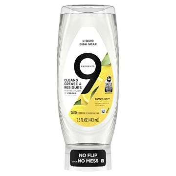 Picture of PROCTER & GAMBLE INC 80714273 9 Elements EZ Squeeze Lemon Scent Liquid Dish Soap 15 oz 1 pk (PK-6-EA)