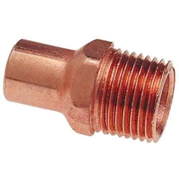 Picture of NIBCO INC W01320C NIBCO Fig No 604-2, 3/4 in. Copper Fitting Adapter FTG x Male Threaded (EA)