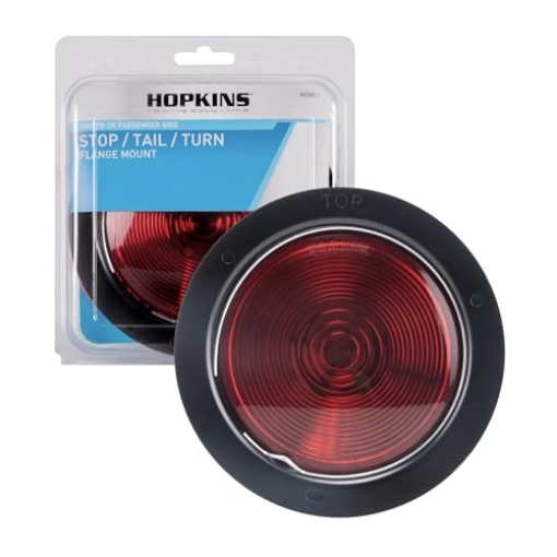 Picture of Hopkins Manufacturing B430BLK Blazer International B430BLK 4" Round Stop / Tail / Turn Light , Red (PK-2-EA)