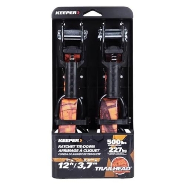 Picture of Keeper 43594 Keeper 43594 Blaze Camo Ratchet Tie-Down, 1 in. x 12 Ft., 2-Pk. Pair (EA)