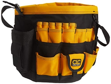 Picture of CLC 4122 Custom Leathercraft4122 In & Out Bucket, 61 Pocket, Black/Yellow (EA)