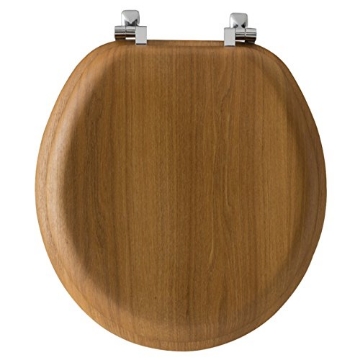 Picture of BEMIS MANUFACTURING CO 9601CP-263 Bemis Mayfair Round Oak Wood Toilet Seat (EA)