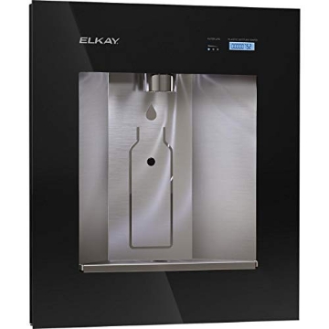 Picture of Elkay Plastics LBWDC00BKC Elkay LBWDC00C Liv Pro Recessed Non-Refrigerated Bottle Filling Station with Hands Free Operation - Midnight (EA)