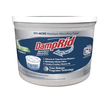 Picture of Wm Barr & Company FG50FFESB DampRid Hi-Capacity Moisture Absorber Bucket, 2 Pack — Fresh Scent, 2 lb. 15.5 oz. (PK-2-EA)