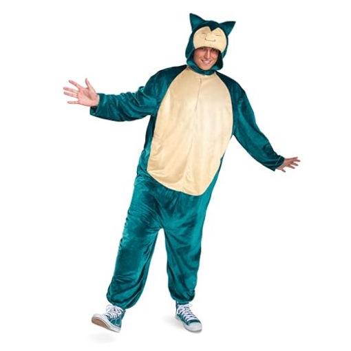 Picture of Disguise DG121179SXS Disguise Snorlax Costume, Official Pokemon Classic Adult Costume and Headpiece, Size XS/S (EA)