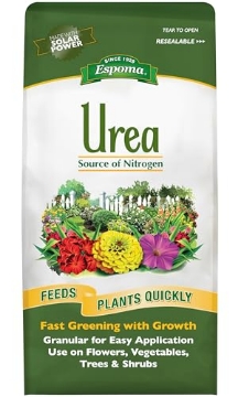 Picture of Espoma Company - Naturals UR4 Espoma Urea Nitrogen Fertilizer 45-0-0, 4lb. Bag; Promotes Growth in All Flowering Plants, Trees, Shrubs, and Vegetables. Granular for Easy Application. Pack of One. (EA)