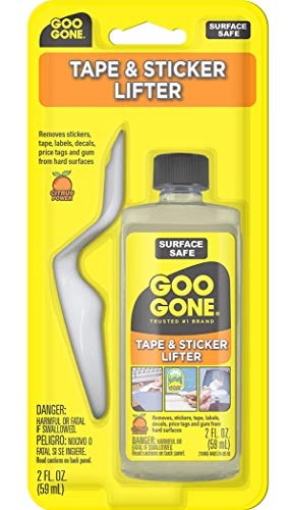 Picture of Goo Gone 2104A Goo Gone Sticker Lifter - Adhesive and Sticker Remover - 2 Ounce - Citrus Power Removes Stickers Tape Labels Decals Tags and Gum (PK-6-EA)
