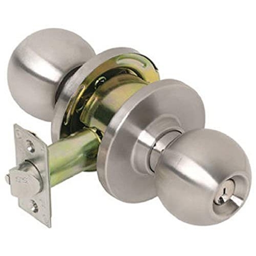 Picture of Tell Manufacturing CL100006 Tell Manufacturing CL100006 Storeroom Lockset, Satin Stainless Steel (EA)