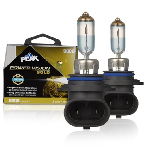 Picture of Peak Accessories 9006PVS-2BPP PEAK Power Vision Silver Automotive High Performance 9006/HB4 55W Headlights (2 Pack) (EA)