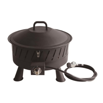 Picture of Living Accents GFT-10834A Living Accents 22 in. W Steel Round Propane Fire Pit (EA)