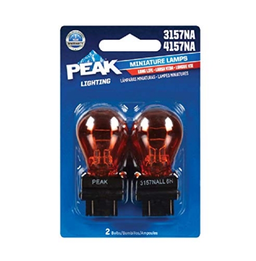 Picture of Peak Accessories 3157NALL-BPP PEAK Miniature 12.8 Volt S8 Automotive Bulb 2 pk 3157NA/4157NA (EA)