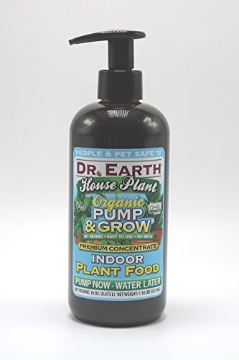 Picture of DR EARTH INC 1072 Dr. Earth 1072 Pump & Grow House Liquid Plant Food 8 oz, Blue (EA)