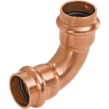 Picture of NIBCO INC 9055600PCCP NIBCO 4010345 0.75 in. Press x 0.75 in. Press Copper 90 deg Elbow (EA)