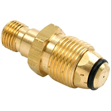 Picture of Mr. Heater, Inc. F276129 Mr. Heater Restricted Flow Soft nose POL x 9/16" Left Hand Male Thread Fitting (EA)