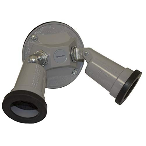 Picture of SIGMA ENGINEERED SOLUTIONS 14782 Sigma Engineered Solutions 14782 Round Weatherproof Cover and Two Lamp Holder Kit, Gray (EA)