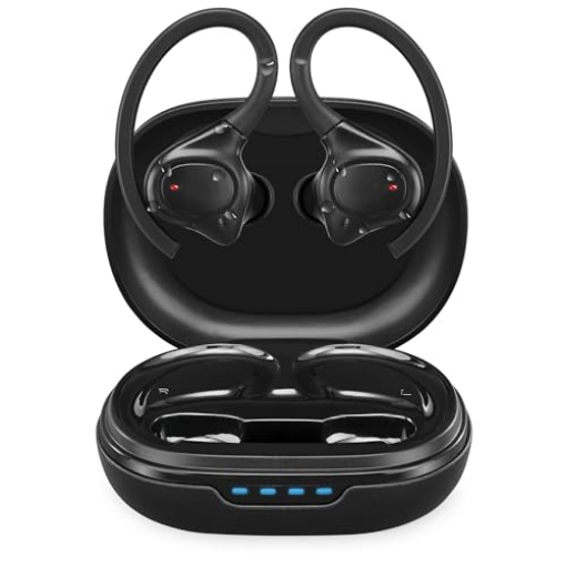 Picture of iLive IAEBTW53B iLive IAEBTW53B Bluetooth True Wireless Earbuds with Built in Mic, IPX7 Waterproof, Charging Case, and Bluetooth 5.3 (Black) (EA)