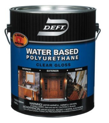 Picture of DEFT DFT257/01 Deft Water Based Polyurethane Gloss Clear Waterborne Wood Finish 1 gal. (PK-4-EA)