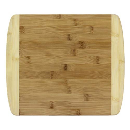 Picture of HOLLYWOOD CHAIRS INC 20-1291 Totally Bamboo Half Inch 2-Tone Board, Large, 13.5" by 11.5", 100% Bamboo Cutting and Serving Board (PK-12-EA)