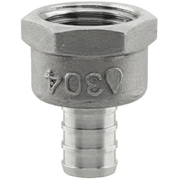 Picture of BOSHART INDUSTRIES PE-PS-FA05 1/2" PEX x 1/2" FPT Adapter - Stainless Steel (EA)