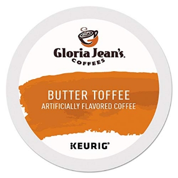 Picture of KEURIG GREEN MOUNTAIN INC DIE60051-012 Gloria Jean's 60051012 Butter Toffee Coffee K-Cups, 24/box (BX)
