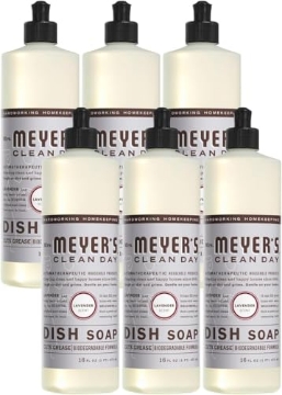 Picture of Mrs Meyers 650391 MRS. MEYER'S CLEAN DAY Liquid Dish Soap, Cruelty Free Formula, Lavender Scent, 16 oz- Pack of 6 (CT-6-EA)