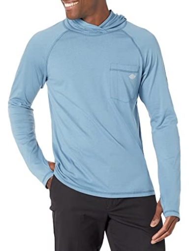 Picture of WILLIAM H. HARVEY COMPANY SL607DL2X Dickies Temp-iQ® Long Sleeve Performance Sun Shirt, Blue, 2X (EA)