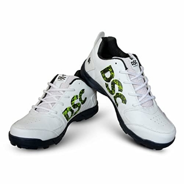 Picture of OCI Electric  DSC Beamer Cricket Shoes for Boys and Mens | (Light Weight | Economical | Durable) | Size 12US / 11UK / 45EU | Grey-White (EA)