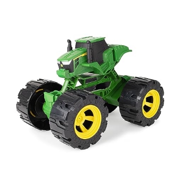 Picture of TOMY INTERNATIONAL 47492 TOMY Monster Treads - All-Terrain John Deere Tractor - Tilting Monster Truck Toy with Heavy Duty Tires - John Deere Tractor Toys - Ages 3 Years and Up (PK-2-EA)
