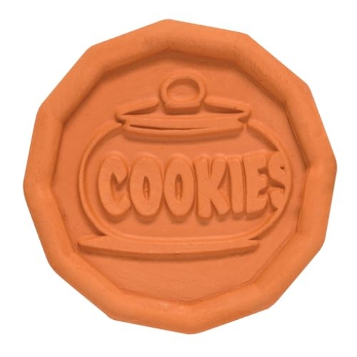 Picture of Harold Import Co. 10153 Mrs. Anderson’s Baking Brown Sugar Saver, Cookie Design, Natural Terracotta, Keeps Brown Sugar Softer (EA)