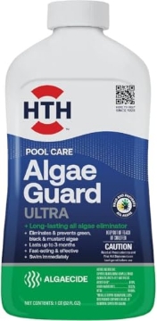 Picture of ARCH CHEMICAL 67289 HTH 67289 Swimming Pool Care Algae Guard Ultra, Swimming Pool Chemical, Long Lasting Formula, 32 fl oz (PK-4-EA)