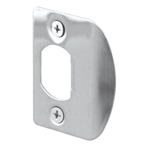 Picture of Prime E 2301 Prime-Line E 2301 Stainless Steel, Dead Latch Door Strike (2 Pack) (EA)