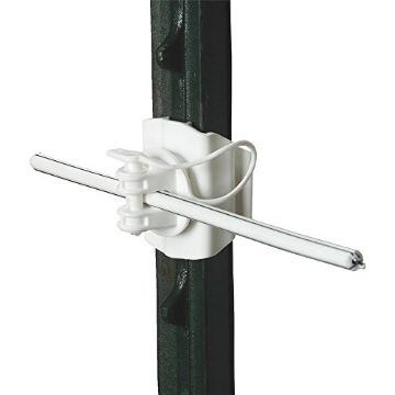 Picture of GALLAGHER G682134 Gallagher G682134 20-Pack T-Post Universal Electric Fence Insulator, White (EA)