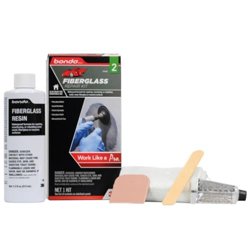 Picture of Bondo 420 Bondo Fiberglass Resin Repair Kit, 00420, 0.45 Pint (EA)