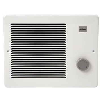 Picture of BROAN-NUTONE 174 Broan-NuTone Wall Heater, White Grille Heater with Built-In Adjustable Thermostat, 750/1500W, 120/240V AC (EA)