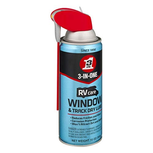 Picture of 3 In One 12009 3-IN-ONE RVcare Window & Track Dry Lube with SMART STRAW SPRAYS 2 WAYS, 10 OZ (EA)