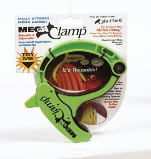 Picture of MEGA CLAMP MC4710-UE-012 Cable Clamp Clamp Lime Carded (EA)