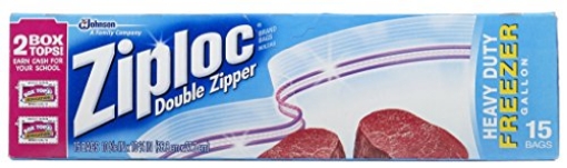 Picture of Ziploc 00389 Ziploc Bag Freeezer Gallon, 15-Count Boxes (Pack of 12) (PK-12-EA)