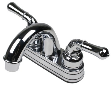 Picture of Ultra Pro UF08043CR Ultra UF08043C Two-Handle Chrome Non-Metallic Series Lavatory Faucet, No Size (EA)
