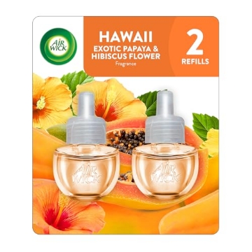 Picture of Air Wick RAC85175 Air Wick Plug In Scented Oil Refill,Hawaii Exotic Papaya & Hibiscus Flower, 2 ct (PK)