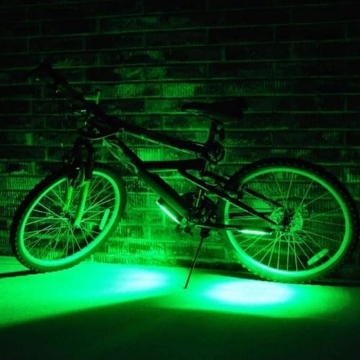 Picture of BRIGHTZ L2019 Brightz GoBrightz LED Bike Frame Light, Green - Cool Underglow Bike Light for Riding at Night Bicycle Scooter Stroller Stocking Stuffers for Boys Girls Teens Ages 5 6 7 8 9 10 11 12 13 (EA)