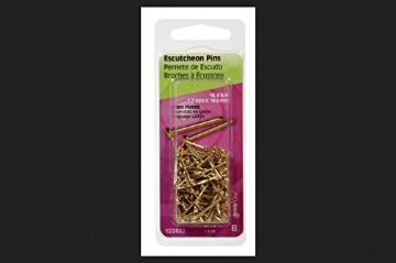 Picture of HILLMAN 122624 Hillman 14 Ga. x 3/4 in. L Brass-Plated Steel Escutcheon Pins 1 pk 1.5 oz. (PK-6-EA)