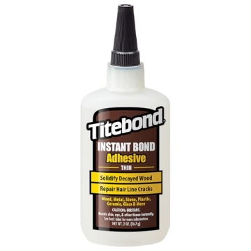 Picture of Franklin Brass 6201 Titebond Instant Bond Wood Adhesive, Thin Viscosity, Clear, 2 oz., 6201 (EA)