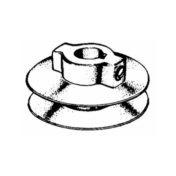 Picture of CHICAGO DIE CAST 225A6 Chicago Die Cast 2 1/4 in. Dia. Zinc Single V Grooved Pulley (EA)