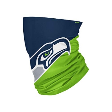 Picture of TEAM BEANS LLC 194751392900 FOCO NFL Seattle Seahawks Neck Gaiter, One Size, Big Logo (EA)
