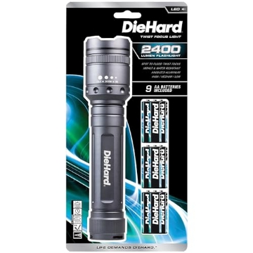 Picture of Dorcy 41-6124 DieHard 2,400 Lumen Precision Focus Flashlight, 41-6124, Grey (EA)