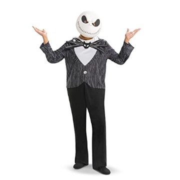 Picture of Disguise DG145699T Adaptive Jack Skellington Costume, Official Disney The Nightmare Before Christmas Costume, Adult Size (38-40) (EA)