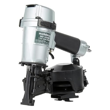 Picture of METABO HPT NV45AB2M Metabo HPT Roofing Nailer, Pro-preferred Pneumatic Power Nailers, Ideal for Asphalt Roofing Shingles, 16 Degree 7/8″ to 1-3/4″ Roofing Nails, NV45AB2 (EA)