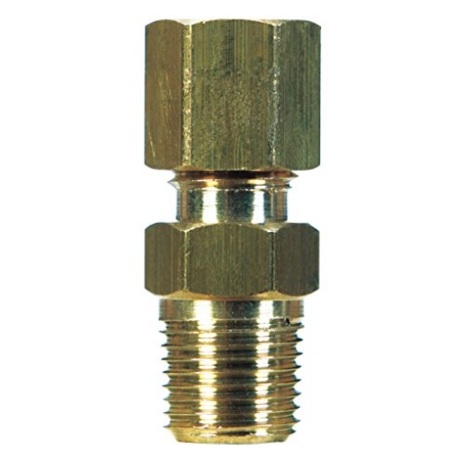 Picture of JMF COMPANY 4338281 JMF COM CONNCT3/8X1/4 BRS LL (PK-10-EA)